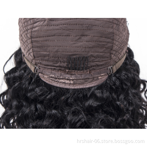 Brazilian Water Wave Wigs 4X4 Cuticle Aligned Lace Closure Wig,Wholesale Wigs 100% Human Hair